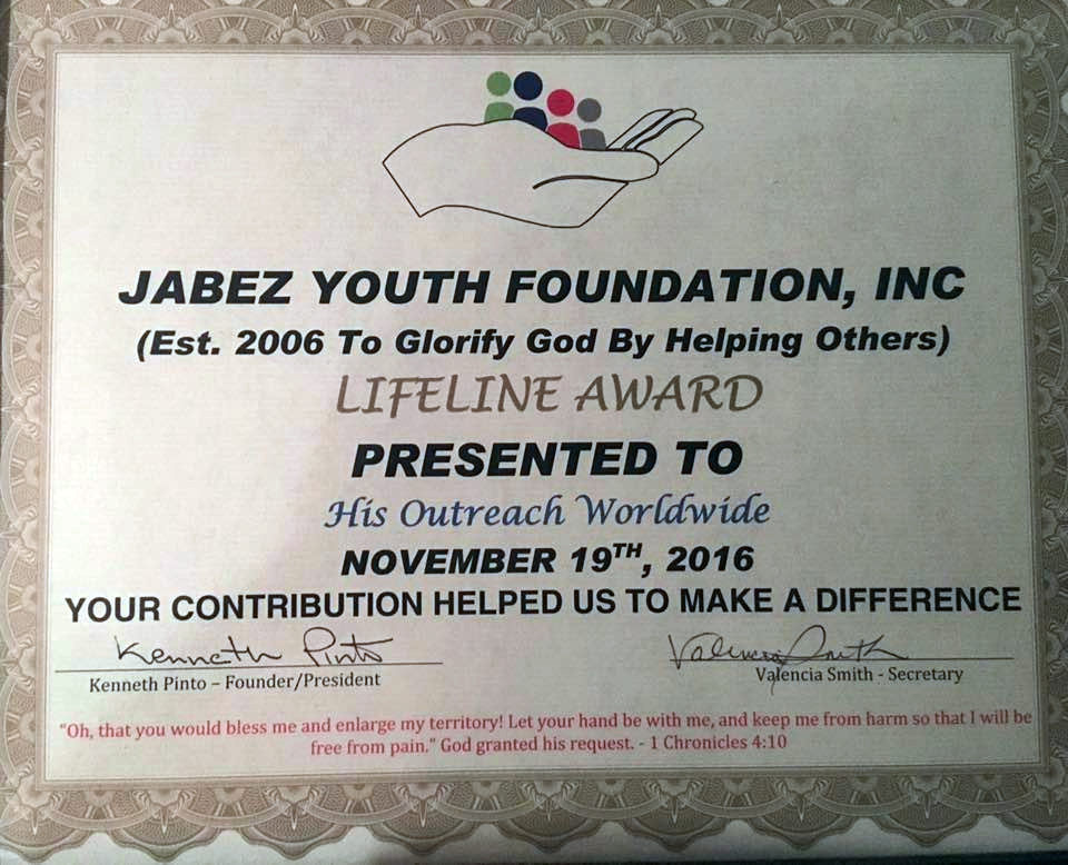jabez award